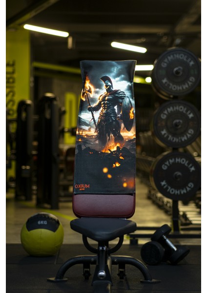 Pamuklu Yeni Nesil Fitness Spor Havlusu - Dijital Baskılı - Hızlı Kuruyan Mikrofiber | Sparta