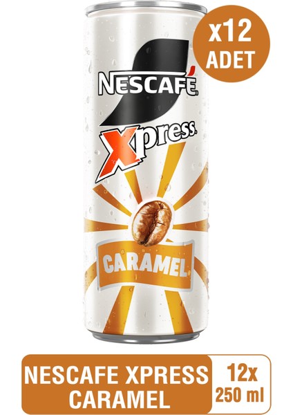 Nescafé Xpress Caramel Soğuk Kahve 250ML X12