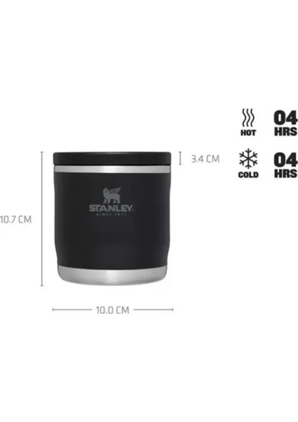 10-10837-015 Adventure To-Go Food Jar 0.35 Lt. Yemek Termosu-Siyah fırsatları