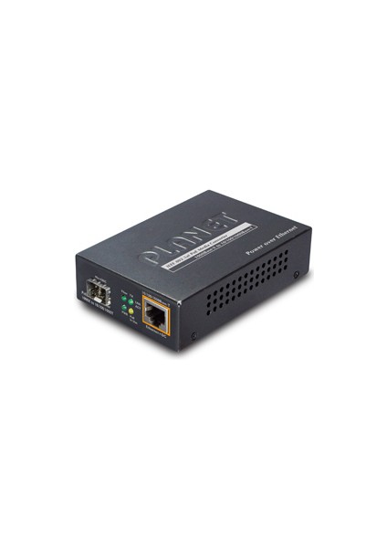 1000BASE-X To 10/100/1000BASE-T 802.3AT Poe Media Converter, Lc Fiber Interface, Supports Multi / Single Mode Sfp Module, Distance Up To 120KM Max. (Varies On Sfp Module)