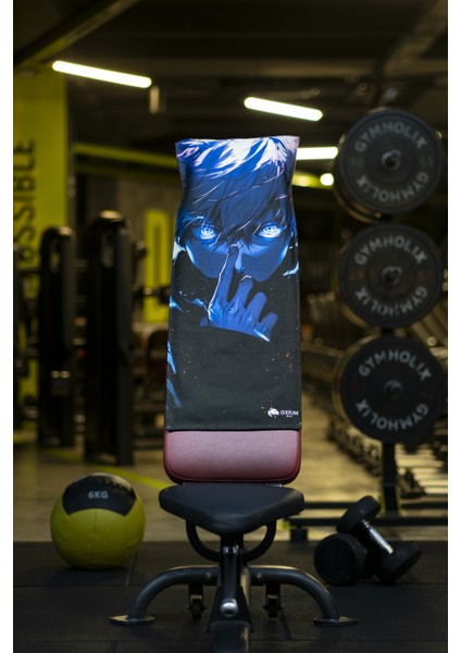 Pamuklu Yeni Nesil Fitness Spor Havlusu - Dijital Baskılı - Hızlı Kuruyan Mikrofiber | Silent