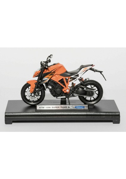 Welly Ktm 1290 Super Duke R 1:18 Diecast Motosiklet Model – Lisanslı Metal Maket Oyuncak & Biblo