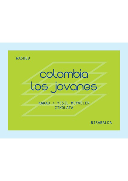 Colombia Los Jovanes Çekirdek Kahve 1000GR fiyatları
