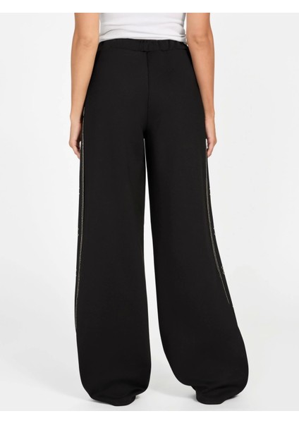 Octavia Kadın Siyah Aktif Palazzo Fit Eşofman Altı V5BB12KCX22-JBLK