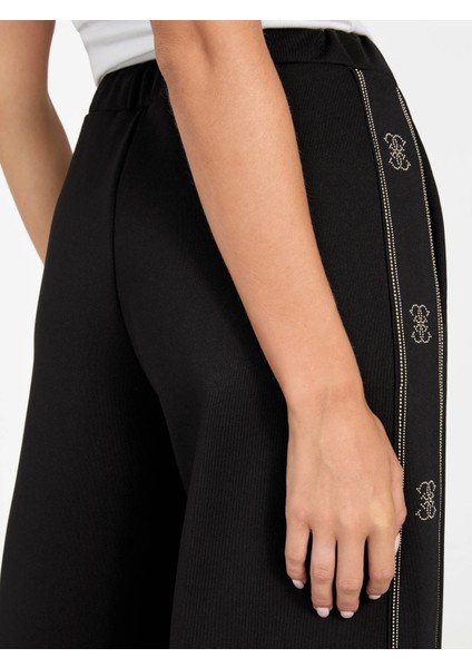 Octavia Kadın Siyah Aktif Palazzo Fit Eşofman Altı V5BB12KCX22-JBLK