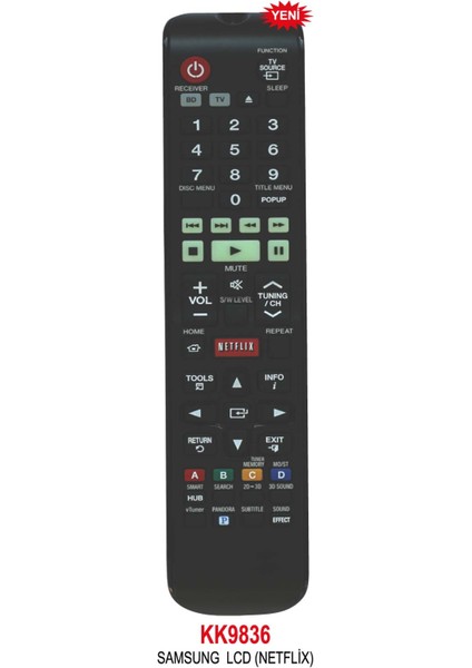 LCD (Netflix) LCD Kumanda modelleri