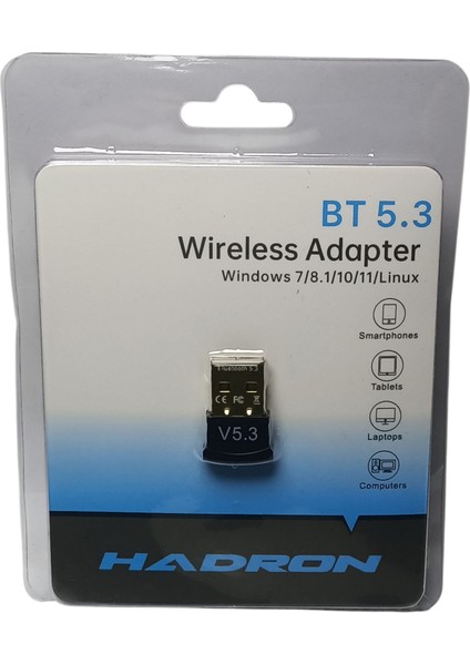 Bilgisayar Bluetooth Aparatı Çevirici Dönüştürücü Mini Bluetooth Adaptör Dongle 5.3 Yeni