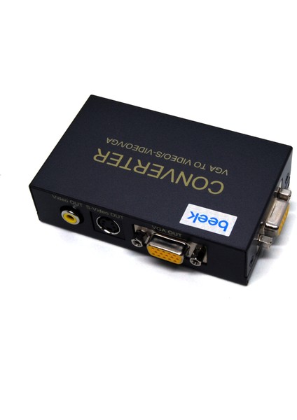 Beek VGA &lt;-&gt; Video Sinyal Çevirici&lt;br&gt; beek Pc To Tv Converter