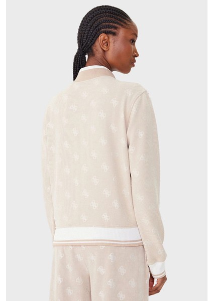 Paulina Kadın Bej Aktif Sweatshirt V5BQ01K1902-COCB modelleri