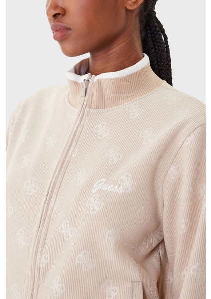 Paulina Kadın Bej Aktif Sweatshirt V5BQ01K1902-COCB indirimleri