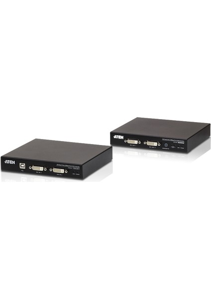 USB DVI Dual View Hdbaset™ 2.0 Kvm (Keyboard/video Monitor/mouse) Mesafe Uzatma Cihazı (1920 x 1200 @100 M Ya Da 150M)&LT;BR&GT; usb DVI Dual View Hdbaset™ 2.0 Kvm Extender (1920 x 1200 @100 M)