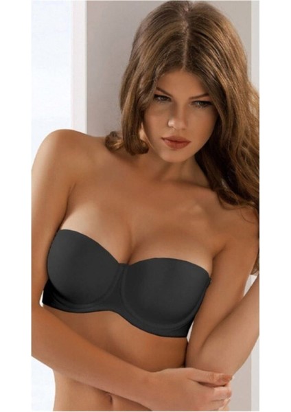 7030 Micro Push Up Sütyen Siyah
