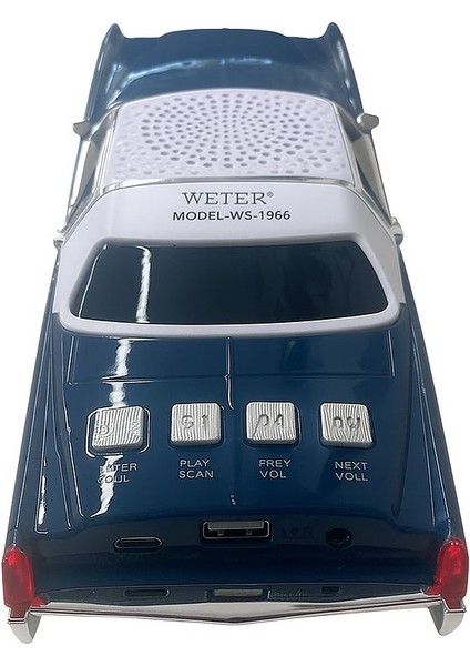 WS-1966 Araba Şeklinde Hoparlör Darkblue fiyatları