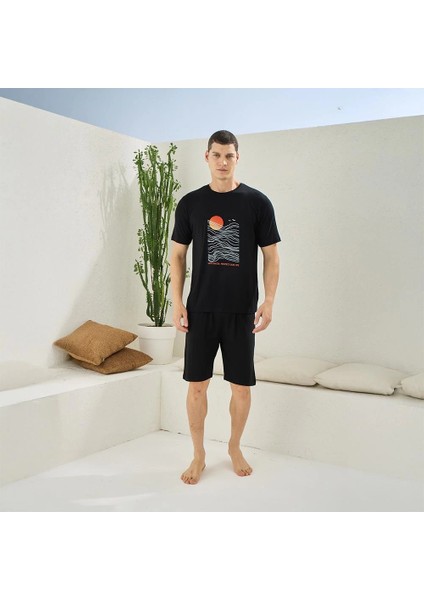 2011 Erkek O-Yaka Şortlu Pijama Takım fiyatları