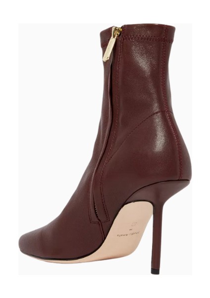 Studıo Amelıa Sierra 90 Kahverengi Deri, Sivri Topuklu Bilekte Bot modelleri