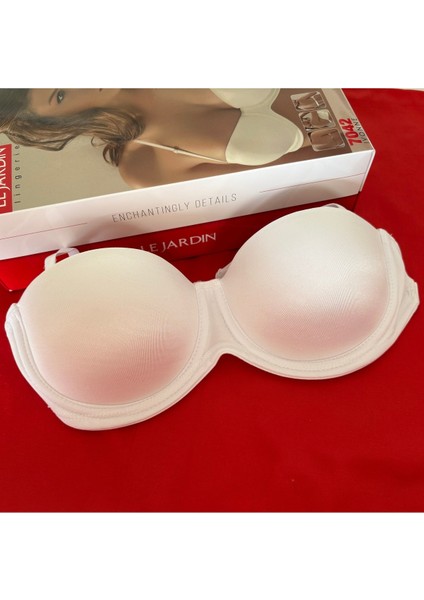 7042 Ivonne Push Up Beyaz Straplez Sütyen modelleri