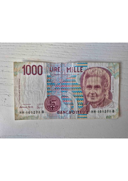 1990 Tarihli Italyan 1000 Liret