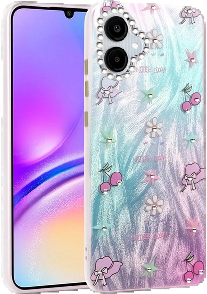Samsung Galaxy A06 Kılıf Blade Aynalı Desenli Kapak - Desen 4-(5796)