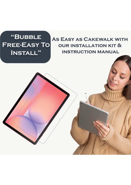 Samsung Galaxy Tab S10 Lite SM-X400 ile Uyumlu Kırılmaz Tablet Temperli Cam Ekran Koruyucu indirimleri