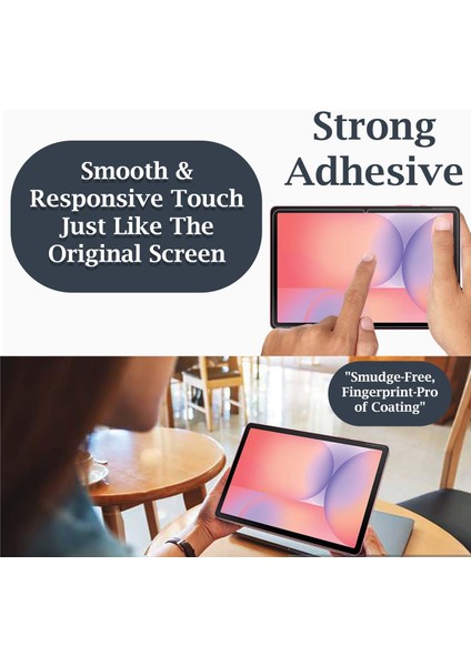 Samsung Galaxy Tab S10 Lite SM-X400 ile Uyumlu Kırılmaz Tablet Temperli Cam Ekran Koruyucu