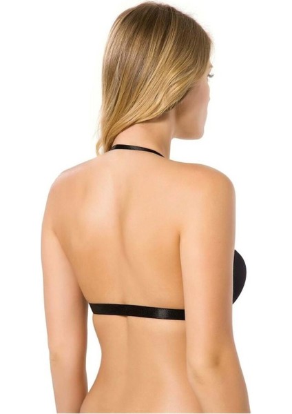 Lejardin 7042 Siyah Destekli Sırtı Şeffaf Sütyen fiyatları