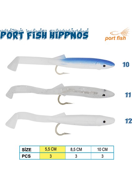 Portfish Hippnos 5,5 cm Silikon Yem