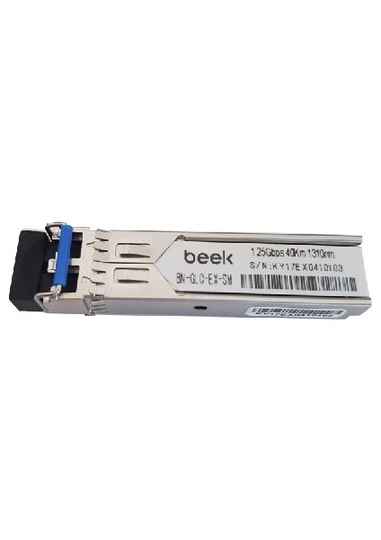 Beek 1000BASE-LX (LC/40KM/1310NM/SINGLE-MODE) Sfp Modül, 1.25GB/S, Cisco, Extreme, Nortel, Zte, Huawei, Alcatel, Zyxel, Netgear, Avaya, Juniper, Linksys, Enterasys Ürünleriyle Uyumlu