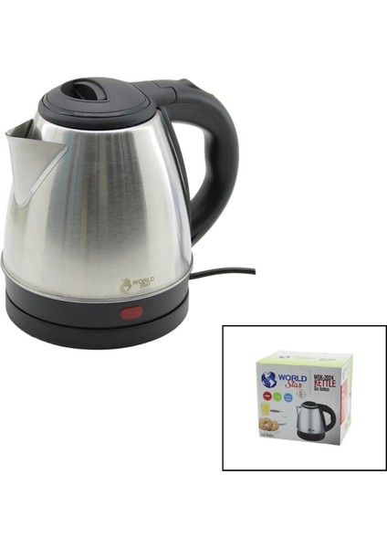 1500W 1.2lt Paslanmaz Çelik Kettle Su Isıtıcı Otel Tipi WSK-2024 (4887)