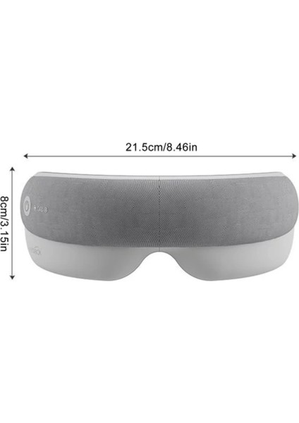 Göz Masaj Aleti – Yorgunluğu Gidermek Için Sıcak Kompres ve 5 Farklı Masaj Modu, Katlanabilir Taşınabilir Bt Müzik Destekli, White-Grey modelleri