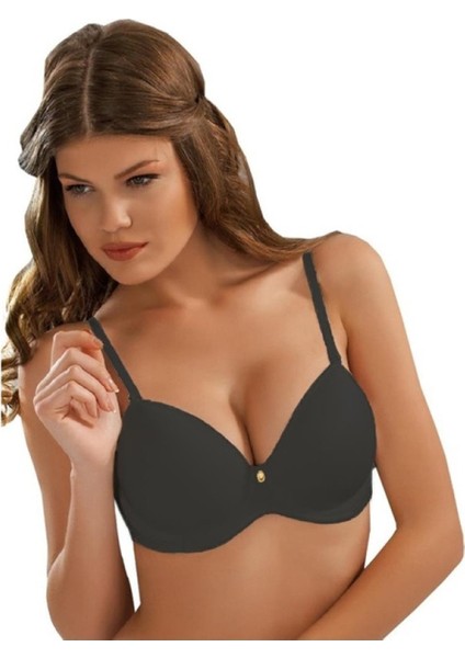 Dolgusuz Desteksiz Siyah Sütyen-9700