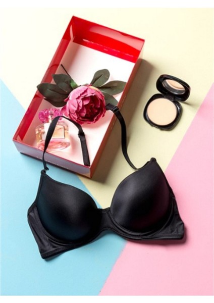 Desteksiz Dolgusuz Balenli Boş Kap Basic Siyah Sütyen-7010 fiyatları