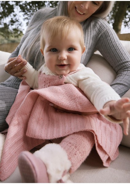 90X90 Örme Bebek Battaniyesi