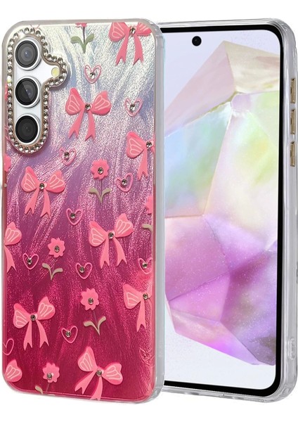 Samsung Galaxy A35 5g Kılıf Blade Aynalı Desenli Kapak - Desen 3-(5796)