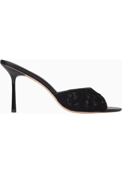 Studıo Amelıa Samara 90 Dantel Detaylı, Açık Burun Yüksek Topuklu Mule Sandalet