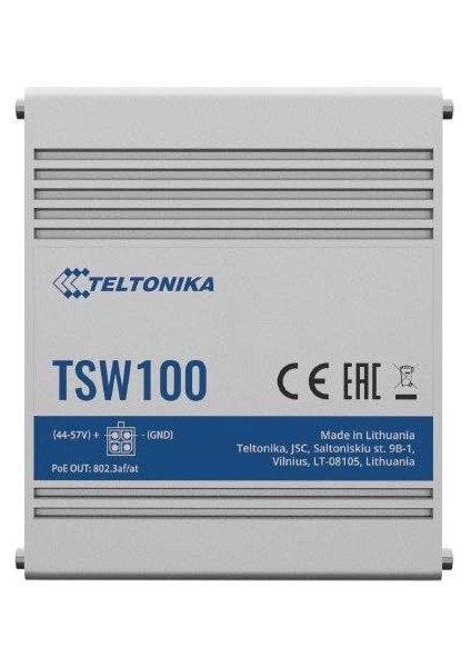 Endüstriyel Yönetilemeyen Poe+ Switch (Industrial Unmanaged Poe+ Gigabit Switch)&lt;br&gt; 5 x 10/100/1000 Ethernet Port: 4 x Poe, 1 x Uplink
