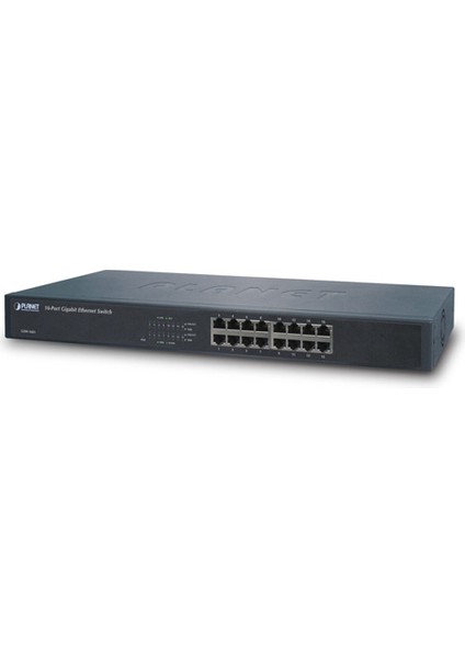 Yönetilemeyen Switch (Unmanaged Switch)&lt;br&gt; 16 Port 10/100/1000BASE-T
