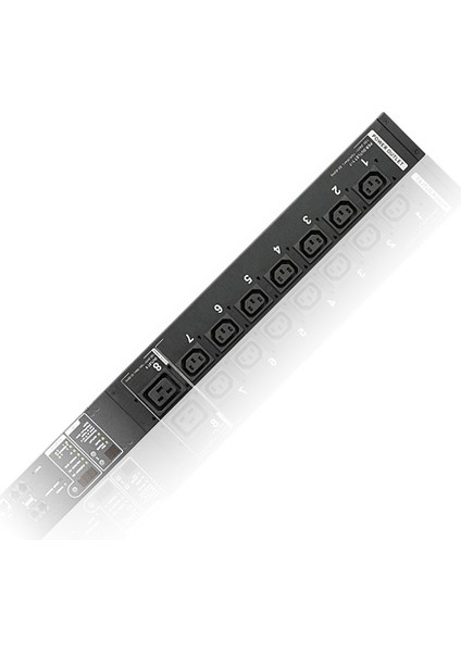 20A/16A 16-Outlet Outlet-Metered & Switched Eco Pdu/power Distribution Unit/elektrik Güç Dağıtım Ünitesi