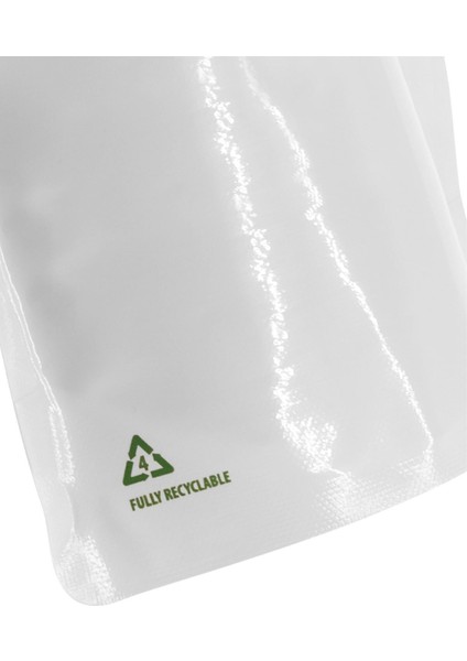 Geri Dönüştürülebilir Beyaz Doypack 13 x 22,5 + 3,5 Cm. 250 gr - 2250 Adet fırsatları