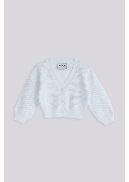 Bg Store Kız Bebek Beyaz Hırka