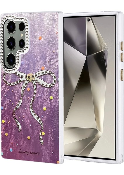 Samsung Galaxy S24 Ultra Kılıf Blade Aynalı Desenli Kapak - Desen 1-(5796)