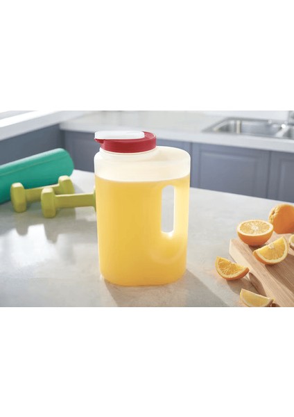 Mixermate™ 1.9 L Sızdırmaz Sürahi – Kırmızı Kapaklı, Bpa Free