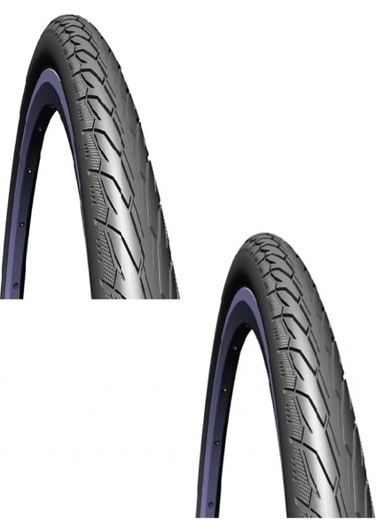 20 Jant 20X1.75 3mm Zırhlı Reflektörlü Bisiklet Dış Lastiği Siyah V66 x 2 Adet