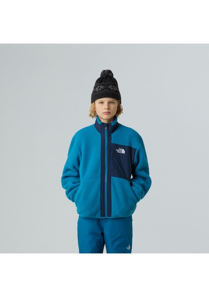 B Yumıorı Full Zıp Jacket Çocuk Polar Ceket NF0A8AZGDDI1 modelleri