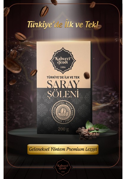 Saray Şöleni Antep Fıstığı Parçacıklı Kahve 200 G modelleri