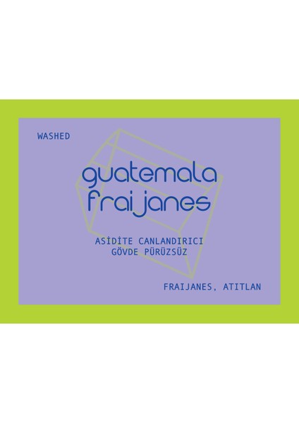 Guatemala Fraijanes Çekirdek Kahve 250GR fiyatları