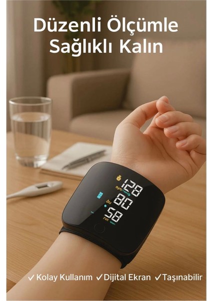 Renkli LCD Ekranlı Bilekten Tansiyon Aleti – Taşınabilir ve Kolay Kullanım Tansiyon Aleti fiyatları