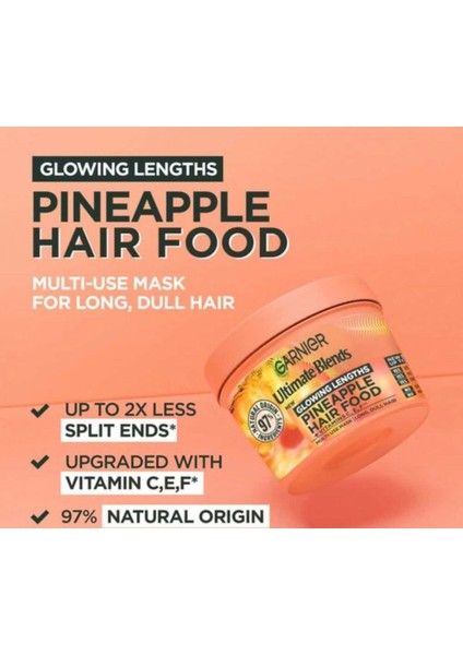 Pineapple Hair Food Besleyici ve Saç Onarıcı Ananaslı Krem 400ML fırsatları