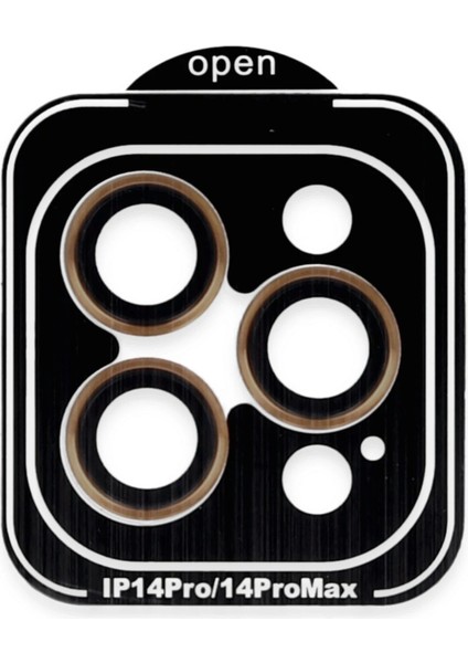 Bestonly Joko Iphone 14 Pro Max Pvd Metal Kamera Lens - Turuncu