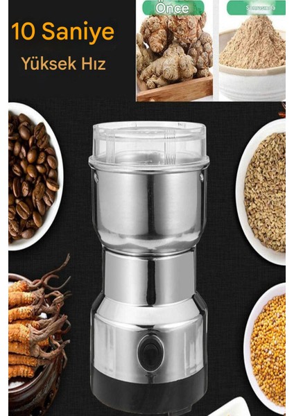 Kahve ve Baharat Öğütücü Gümüş Renk modelleri