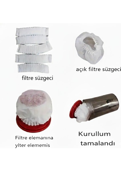 Elektrikli Süpürge Filtreleri Ev Ofis Için Uygunluklu, Çoğu Büyük Marka ile Tamamen Uyar- 5 Adet